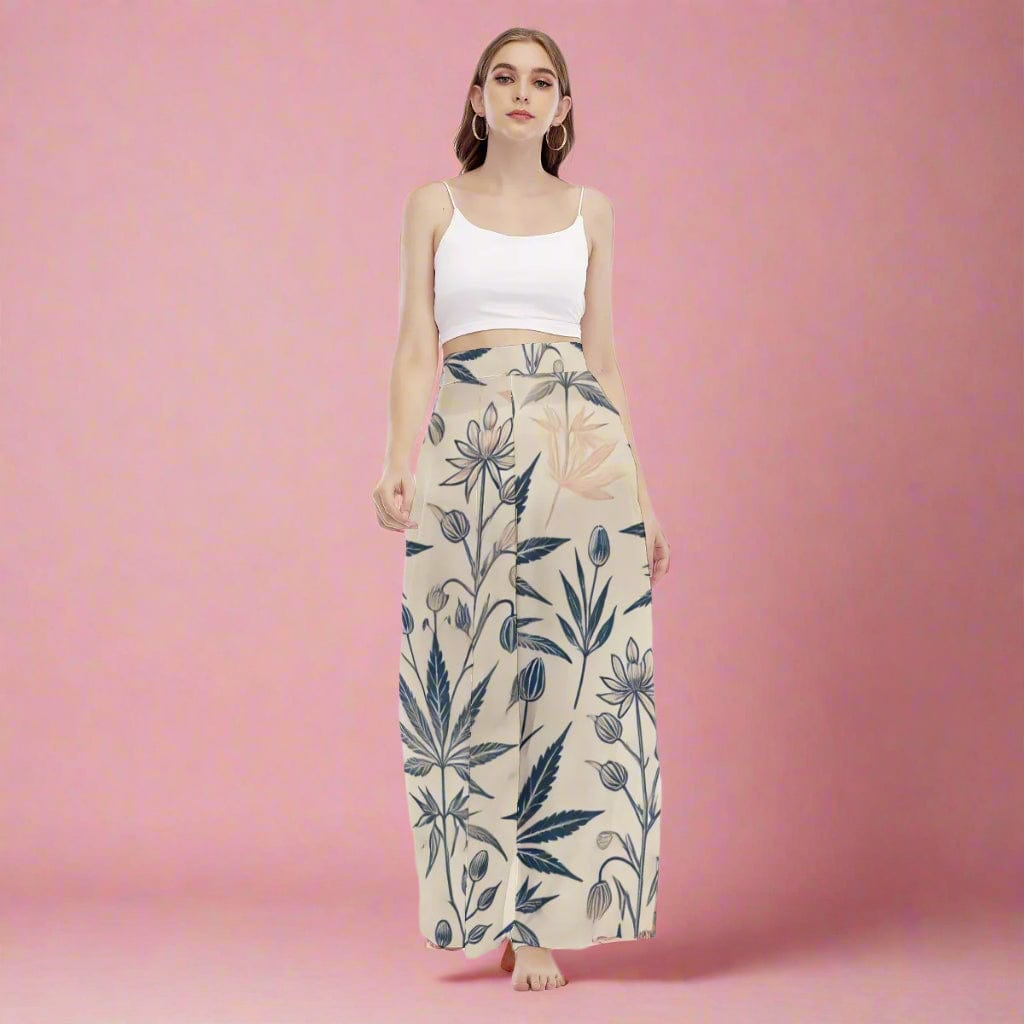 Soft Sativa Wide Leg Trousers