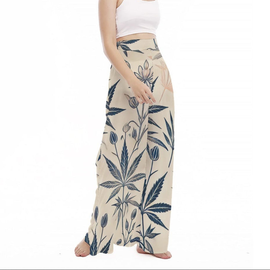 Soft Sativa Wide Leg Trousers
