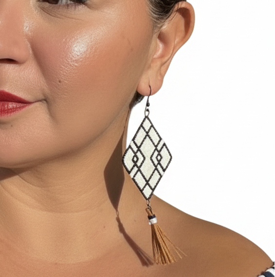 Delica and Cedar Tassels