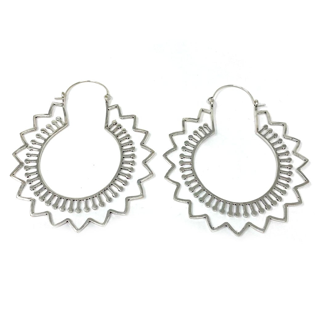 Zigzag Loop Earrings ~ by Alula Boutik - alter8.com