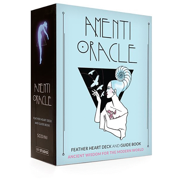 Amenti Oracle Feather Heart Deck and Guide Book - alter8.com