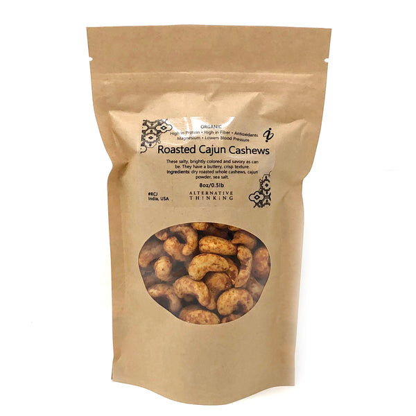 Roasted Cajun Cashews - alter8.com