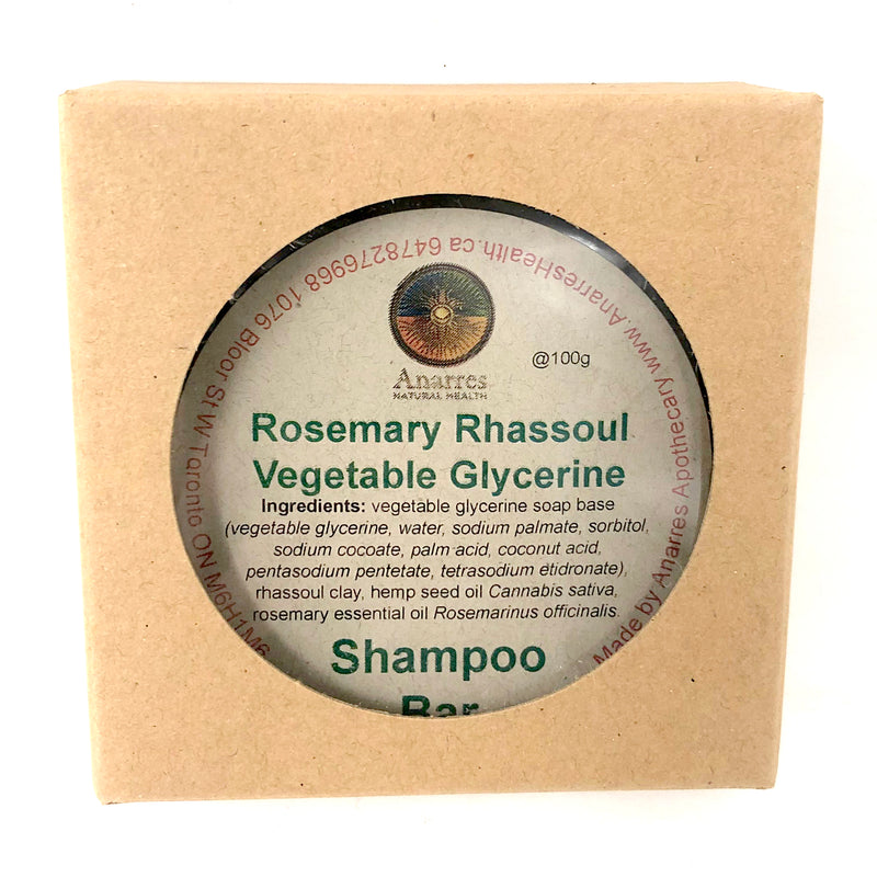Rosemary Rhassoul Shampoo Bar - alter8.com