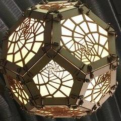 WAS $650 NOW $422.50 - Spiraling Voronoi Platonic Solid- Assembled - alter8.com