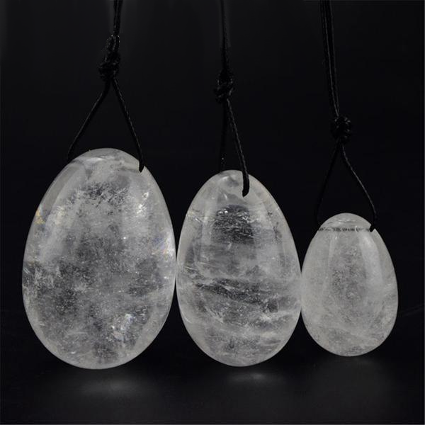 Gemstone Yoni Eggs: Clear Quartz - alter8.com