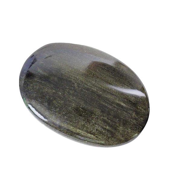 Golden Sheen Obsidian Palm Stone - alter8.com